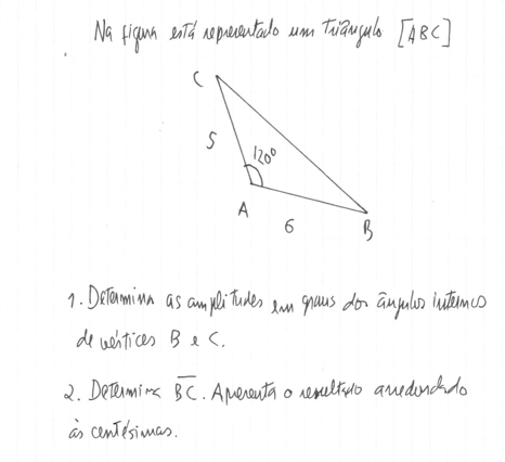 Exercícios de aplicação Teorema de Carnot