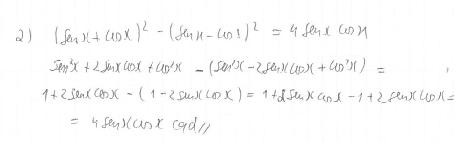 Demonstrações - Funções Trigonométricas