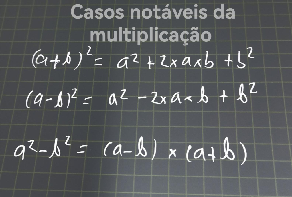 casos notáveis da multiplicação