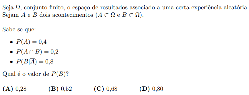 Exame Nacional de Matemática A 2014, 1ª fase
