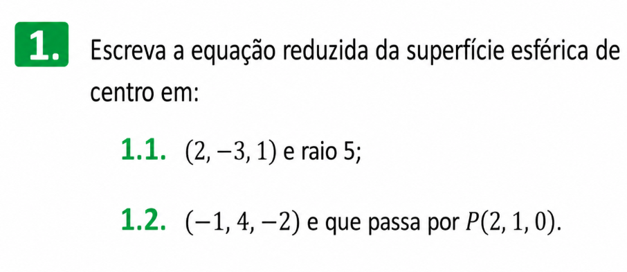 Estudo da superfície esférica