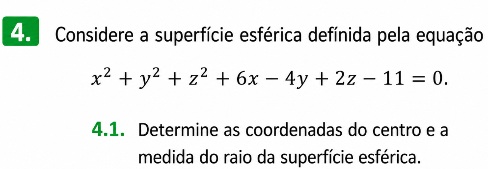 Estudo da superfície esférica